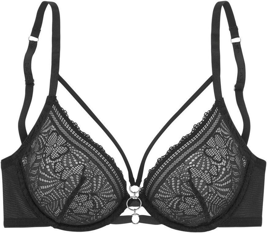 Lascana Beugel-bh met sierring en sierbandjes sexy dessous
