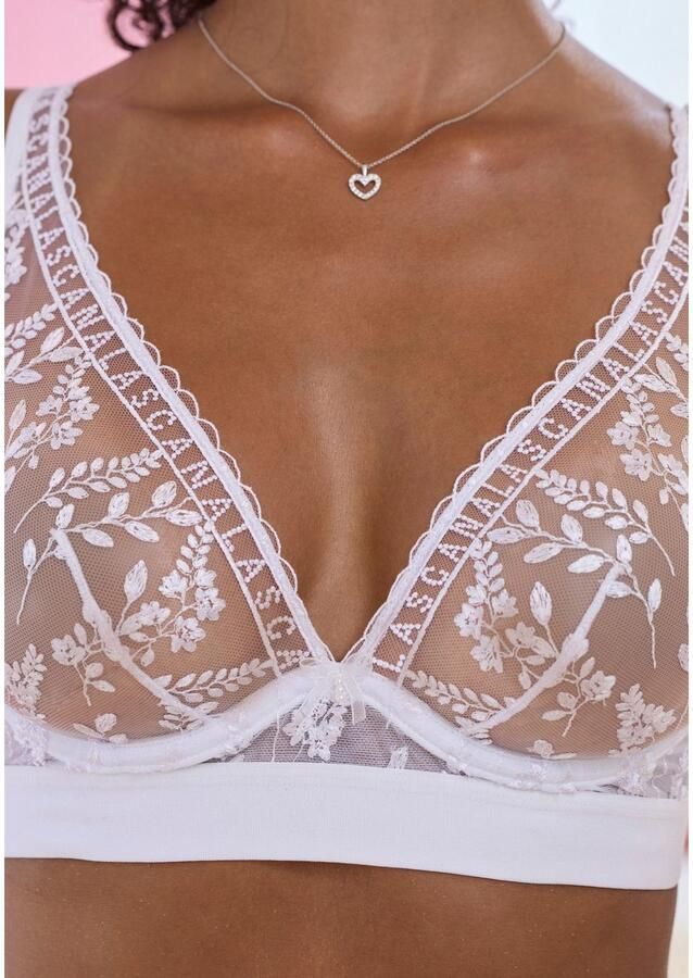 Lascana Beugel-bh Mirabel Amira-Collectie met bloemborduursel op transparant mesh transparant ondergoed - Foto 2