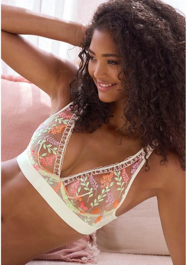 Lascana Beugel-bh Mirabel Amira-Collectie met bloemborduursel op transparant mesh transparant ondergoed - Foto 2