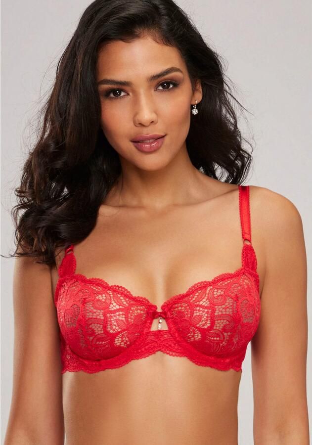 Lascana Beugel-bh Nikoletta van bloemige borduurlace sexy lingerie - Foto 2