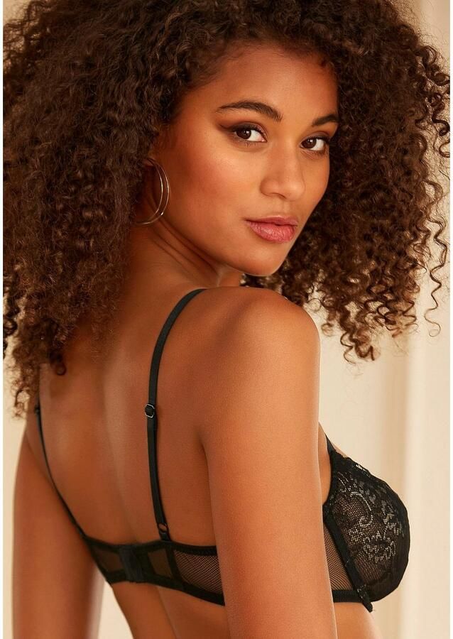 Lascana Beugel-bh van extravagante kant sexy lingerie transparant ondergoed - Foto 3