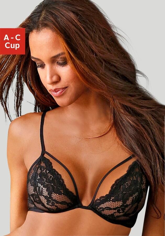Lascana Beugel-bh van kant met decoratieve bandjes sexy lingerie sexy ondergoed - Foto 7