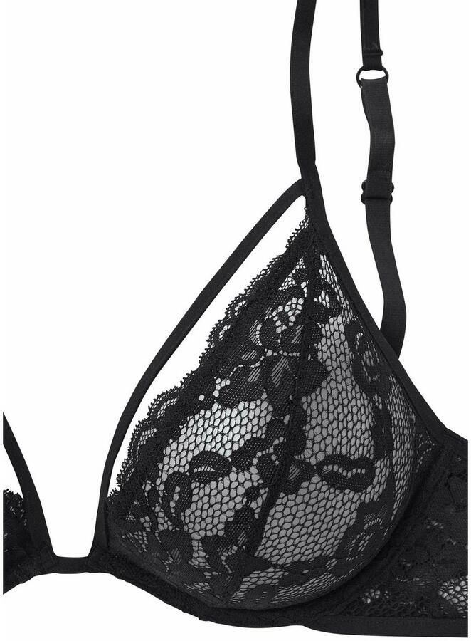 Lascana Beugel-bh van kant met decoratieve bandjes sexy lingerie sexy ondergoed - Foto 2