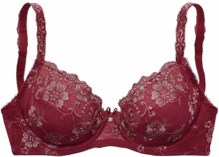 Lascana Beugel-bh WANDA met borduurkant in bloemetjes-look dessous - Foto 3