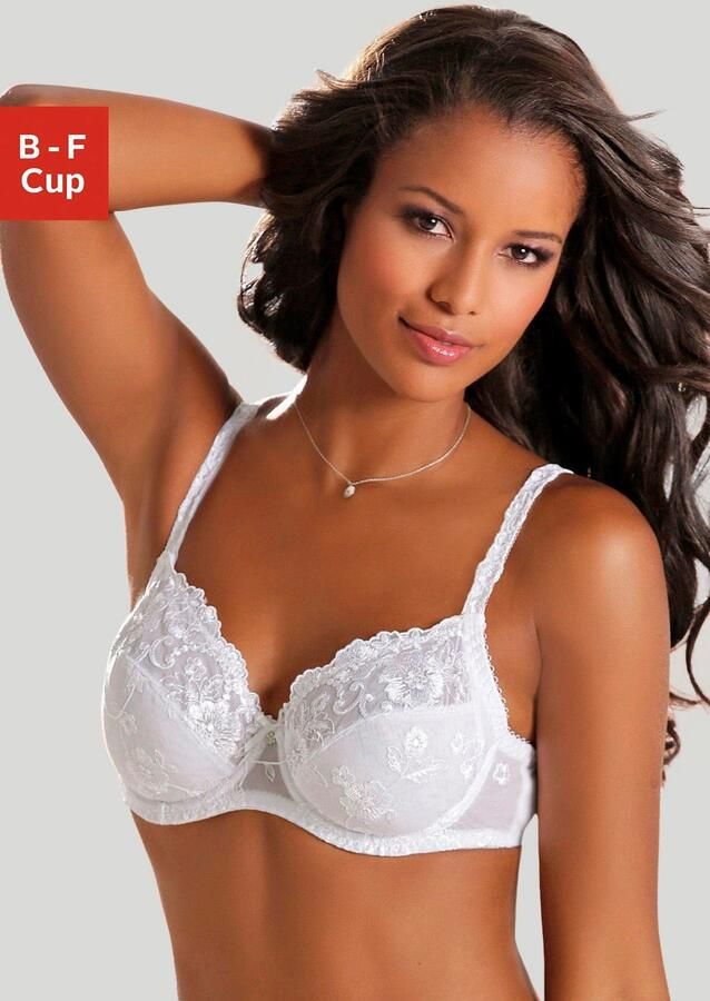 Lascana Beugel-bh WANDA met borduurkant in bloemetjes-look dessous - Foto 5