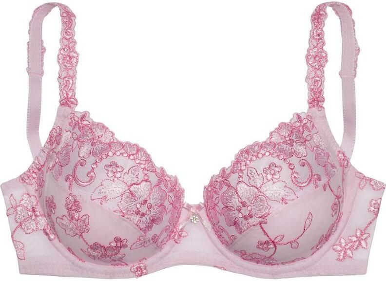 Lascana Beugel-bh WANDA met borduurkant in bloemetjes-look dessous - Foto 5