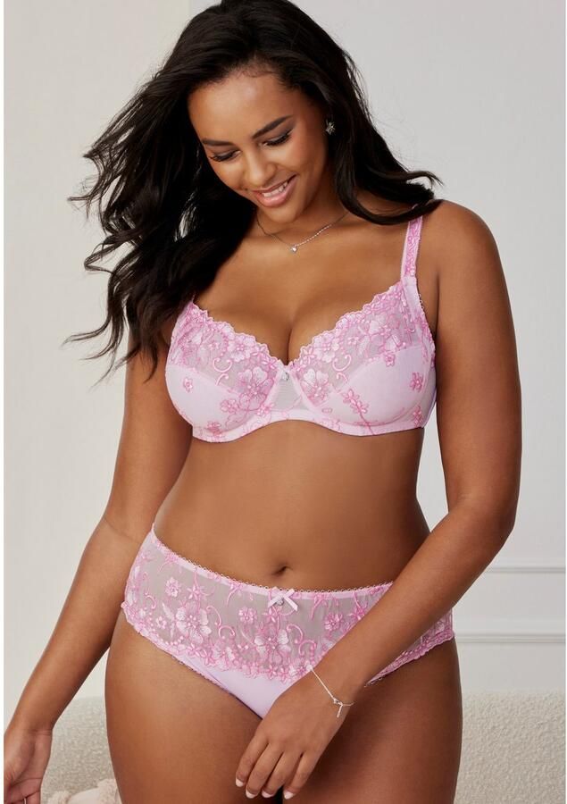 Lascana Beugel-bh WANDA met borduurkant in bloemetjes-look dessous - Foto 4