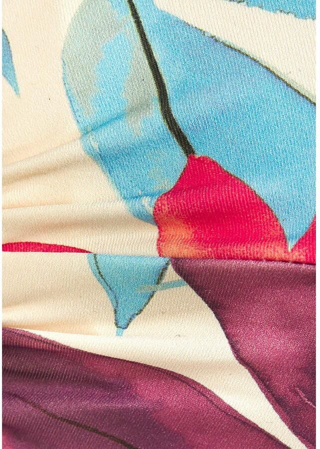 Lascana Beugelbandeau bikinitop I i met zomerse bladerenprint - Foto 2