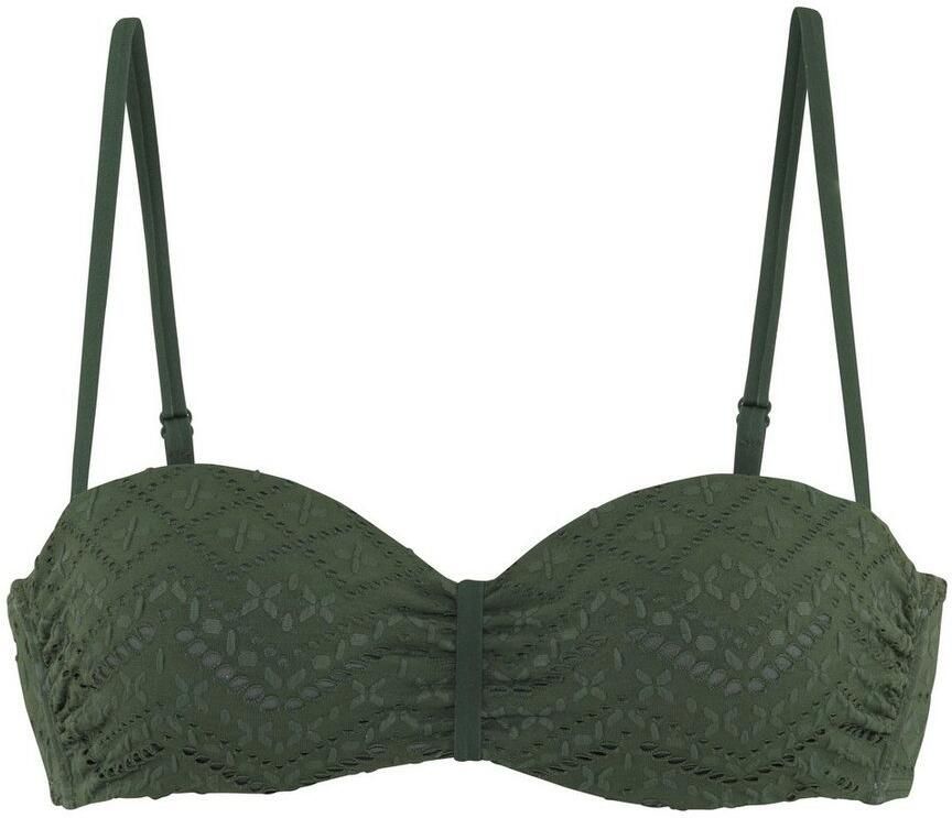 Lascana Beugelbandeau bikinitop Omara met broderie anglaise - Foto 2