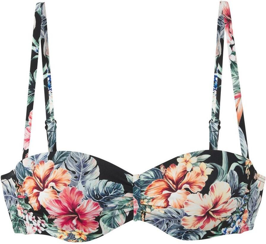 Lascana Bikinibroekje Salsa zijdelings verstelbaar en met geweldige bloemenprint