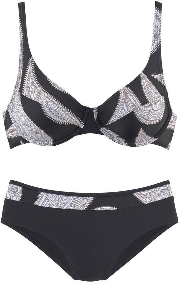 Lascana Beugelbikini aan de zijkant extra hoog gesneden verstelbare bandjes - Foto 3