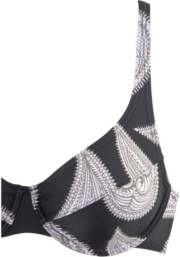 Lascana Beugelbikini aan de zijkant extra hoog gesneden verstelbare bandjes - Foto 2