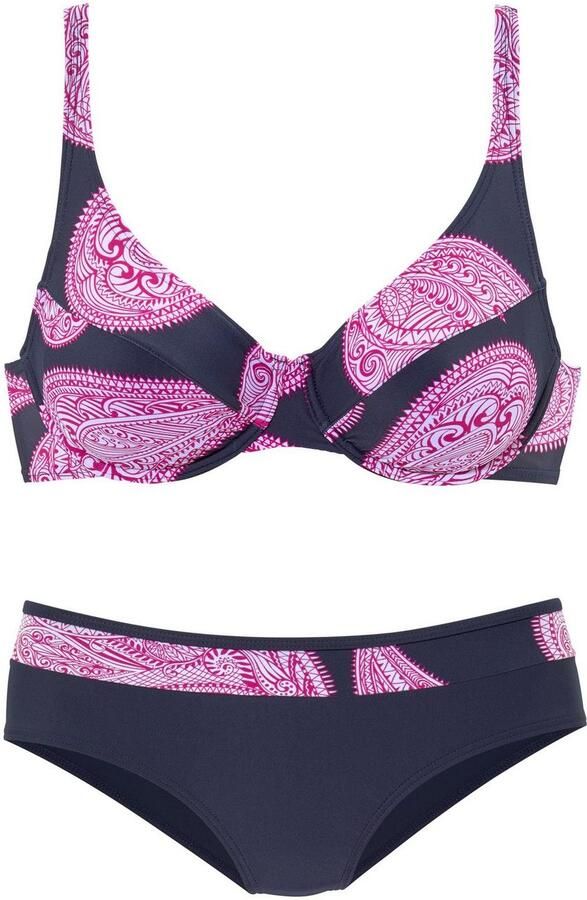 Lascana Beugelbikini aan de zijkant extra hoog gesneden verstelbare bandjes - Foto 3