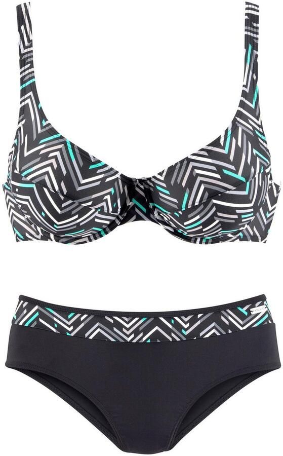 Lascana Beugelbikini grafisch printdesign - Foto 4