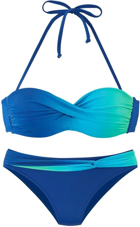 Lascana Beugelbikini in bandeaumodel in een modieus kleurverloop - Foto 4