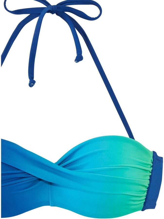 Lascana Beugelbikini in bandeaumodel in een modieus kleurverloop