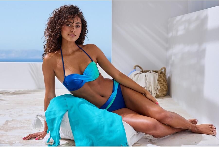 Lascana Beugelbikini in bandeaumodel in een modieus kleurverloop - Foto 3