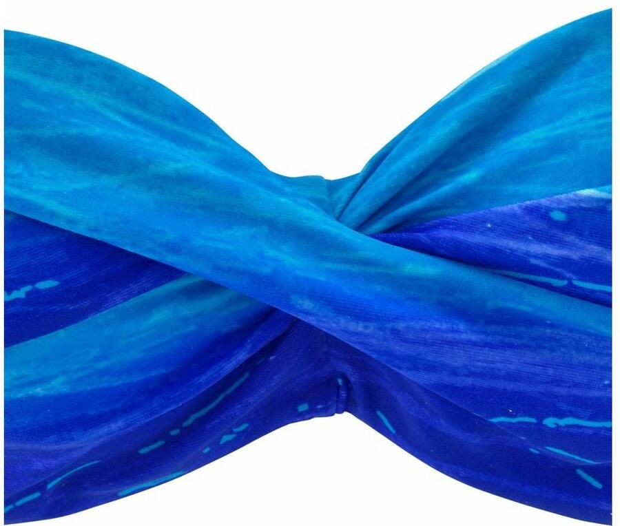 Lascana Beugelbikini in bandeaumodel in kleurverloop in batik-look