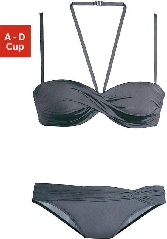 Lascana Beugelbikini in bandeaumodel met bandjes die op verschillende manieren te dragen zijn - Foto 3