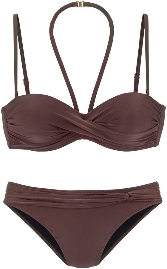 Lascana Beugelbikini in bandeaumodel met bandjes die op verschillende manieren te dragen zijn - Foto 2