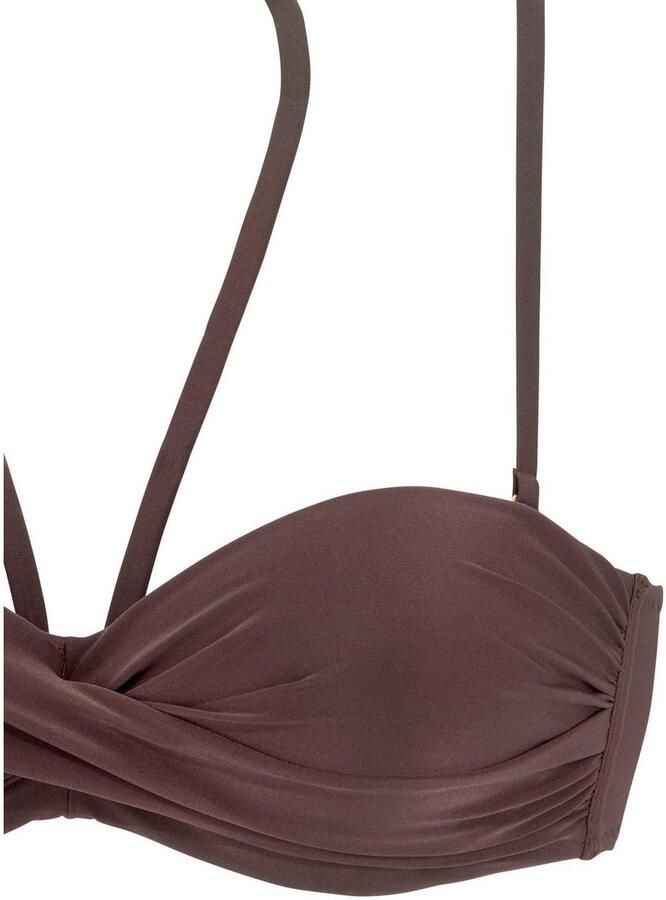 Lascana Beugelbikini in bandeaumodel met bandjes die op verschillende manieren te dragen zijn