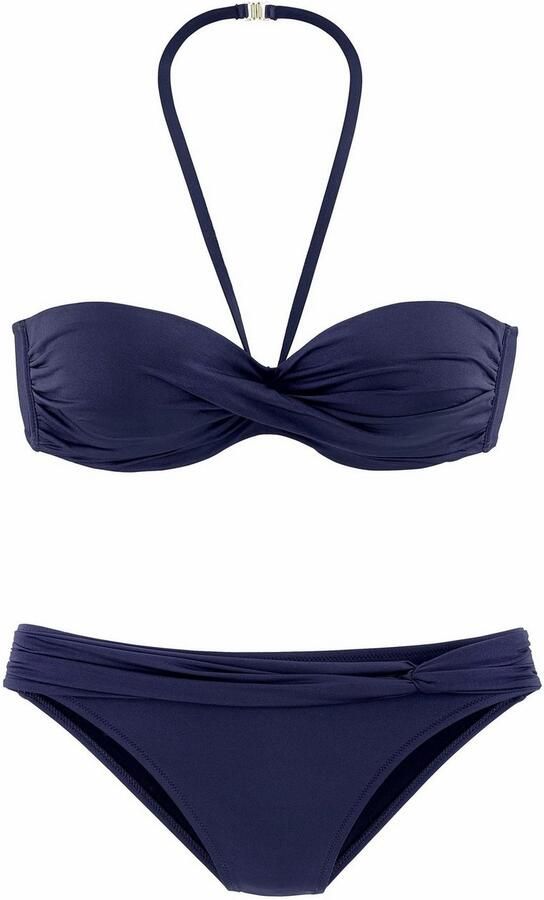 Lascana Beugelbikini in bandeaumodel met bandjes die op verschillende manieren te dragen zijn - Foto 6