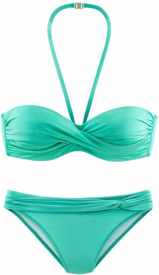 Lascana Beugelbikini in bandeaumodel met bandjes die op verschillende manieren te dragen zijn - Foto 4