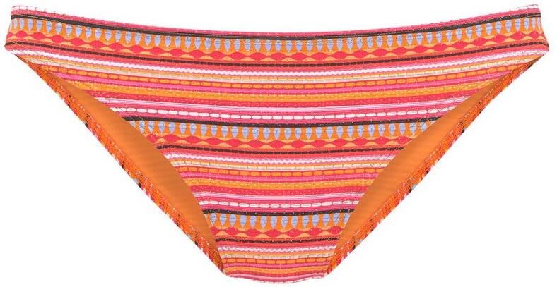 Lascana Beugelbikini in bandeaumodel met goudkleurige glitterstrepen - Foto 4