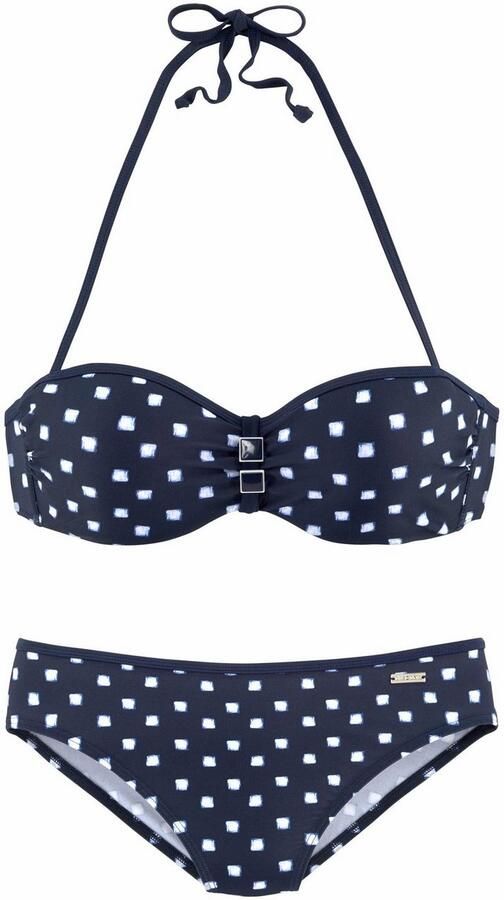 Lascana Beugelbikini in bandeaumodel met sieraccessoires - Foto 4
