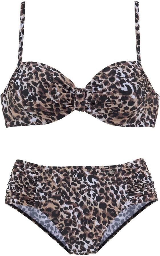 Lascana Beugelbikini in gedessineerde look - Foto 5