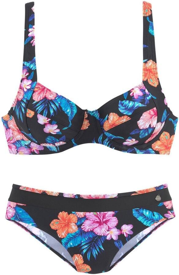 Lascana Beugelbikini met brede bandjes en print - Foto 3