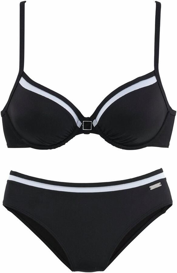 Lascana Beugelbikini met contrastdetails - Foto 3