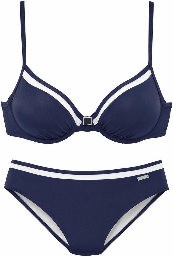 Lascana Beugelbikini met contrastdetails - Foto 4