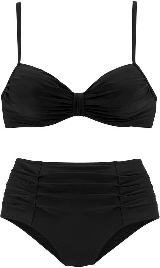 Lascana Beugelbikini met decoratieve plooi - Foto 5