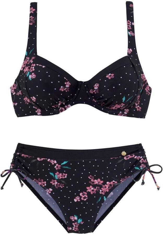 Lascana Beugelbikini met gebloemde print - Foto 4