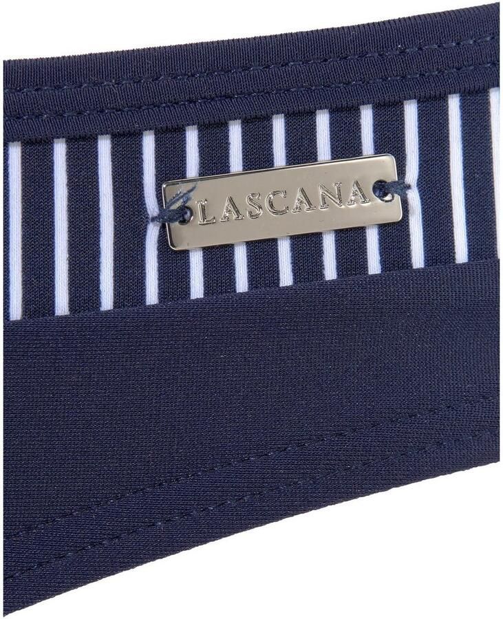 Lascana Beugelbikini met gestreepte inzetten