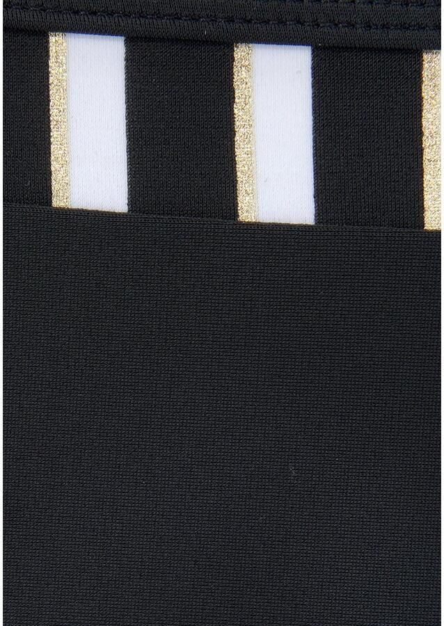 Lascana Beugelbikini met goudkleurige strepen - Foto 2