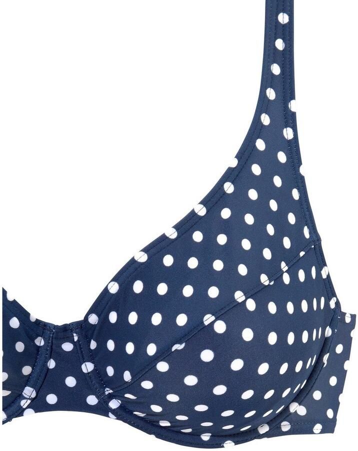 Lascana Beugelbikini met modieuze stippen