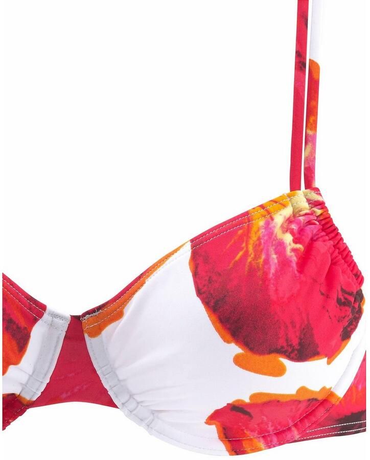 Lascana Beugelbikini met opvallende bloemenprint