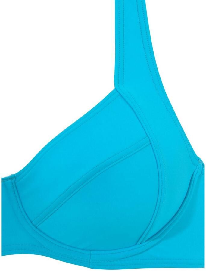 Lascana Beugelbikini met opzij aangerimpeld bikinibroekje - Foto 2