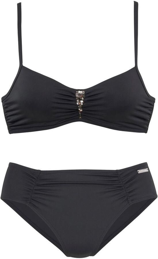 Lascana Beugelbikini met paillettengarnering - Foto 4