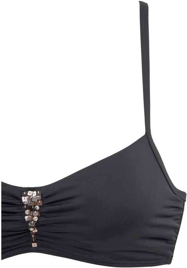 Lascana Beugelbikini met paillettengarnering - Foto 3