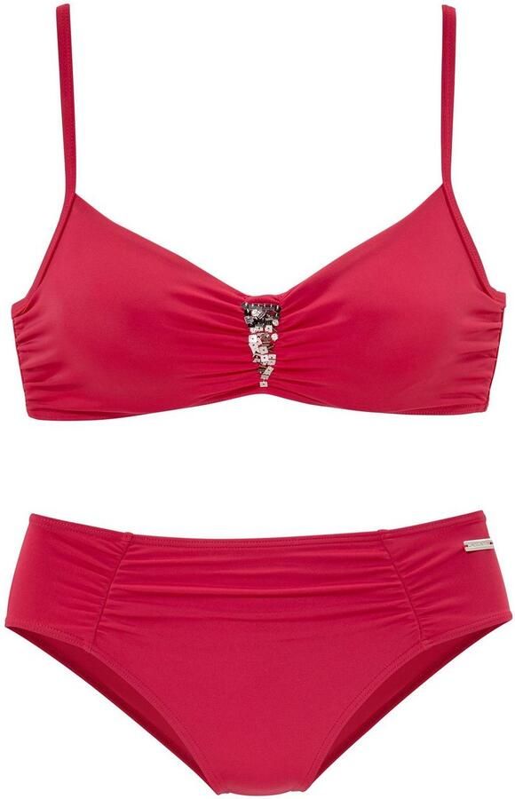 Lascana Beugelbikini met paillettengarnering - Foto 4