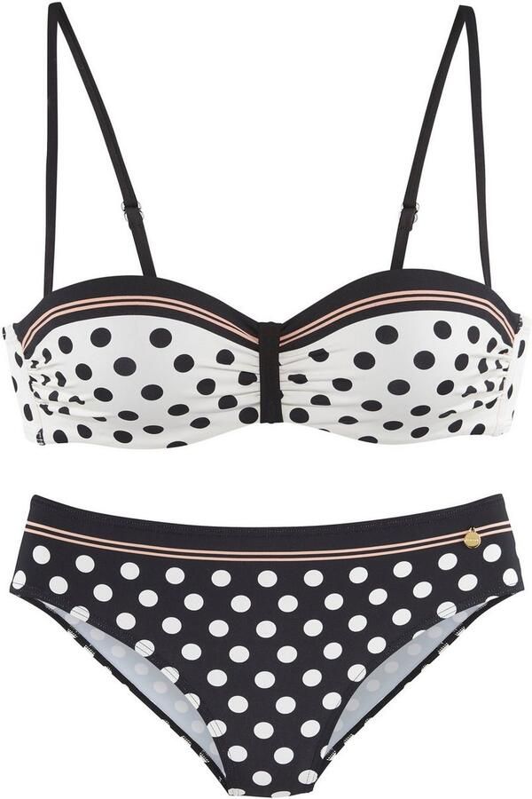Lascana Beugelbikini met schattige stippen - Foto 6