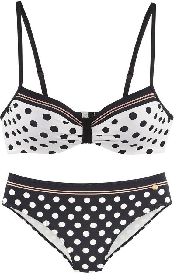 Lascana Beugelbikini met schattige stippen - Foto 4