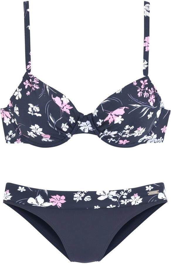 Lascana Beugelbikini met unikleurige broek - Foto 2