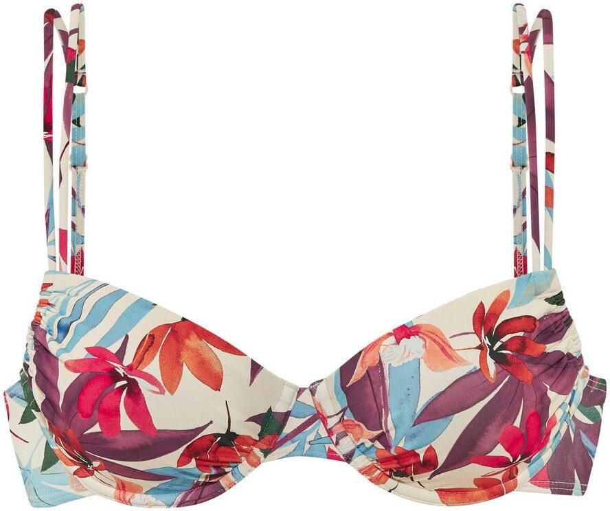 Lascana Beugelbikinitop I i met zomerse bladerenprint - Foto 5