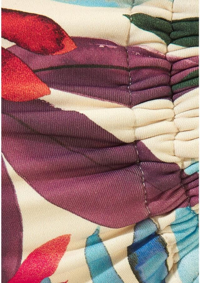 Lascana Beugelbikinitop I i met zomerse bladerenprint - Foto 2