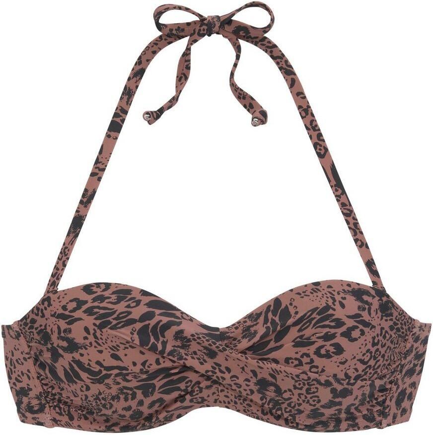 Lascana Beugelbikinitop in bandeaumodel ASHA in animaldesign - Foto 5