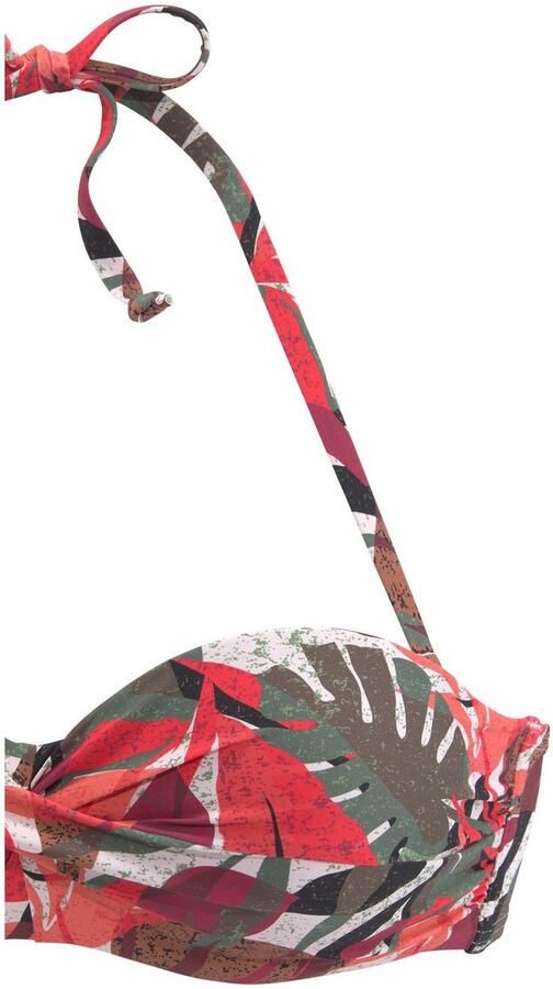 Lascana Beugelbikinitop in bandeaumodel AVA in tropisch design - Foto 3